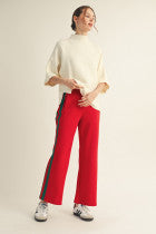 Mock Neck Soft Sweater Ivory