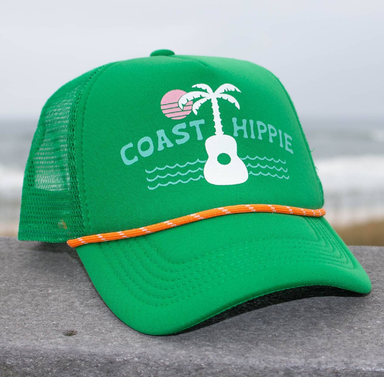 Trop Rock Foam Trucker: Coastal Hippie
