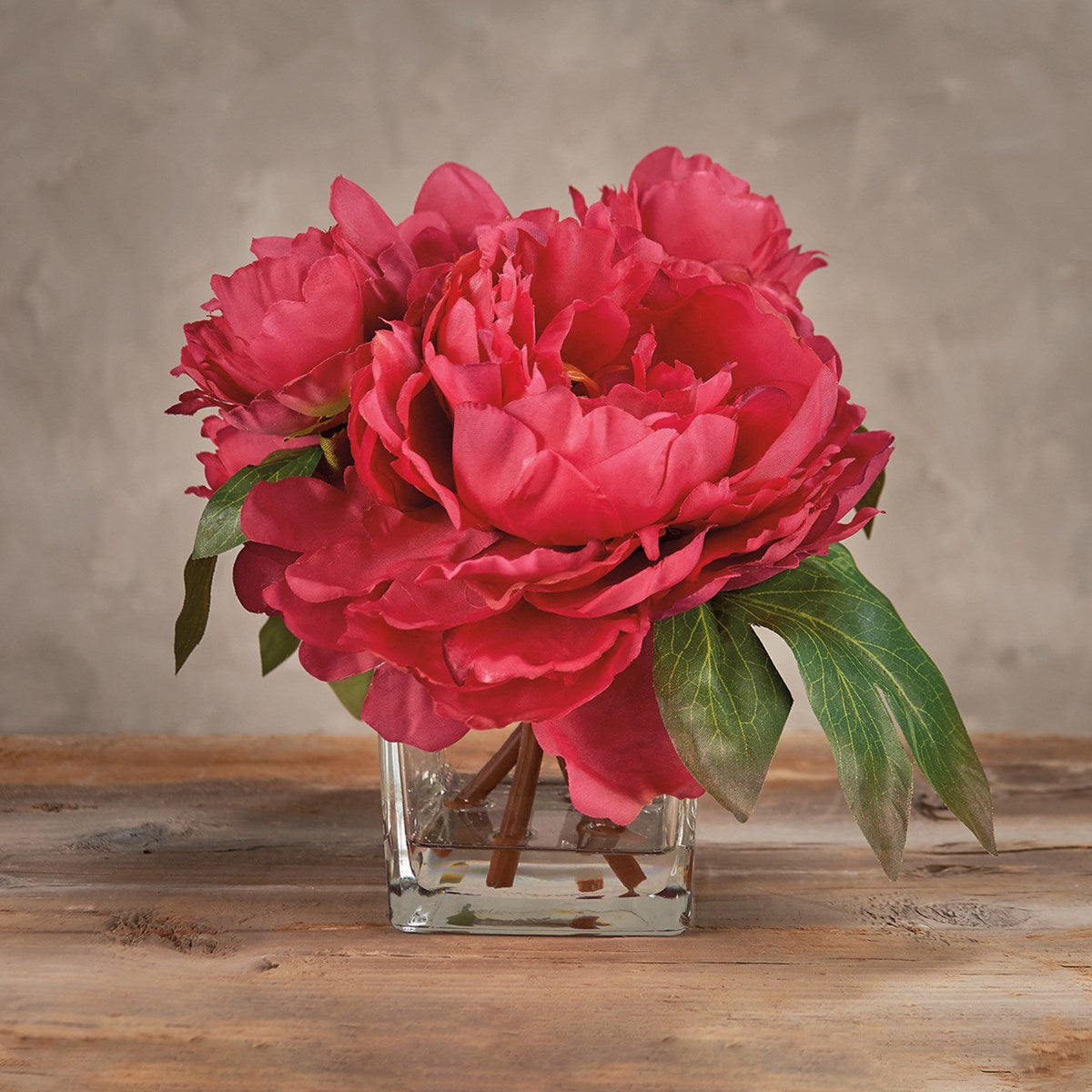 Red Peonies Vase