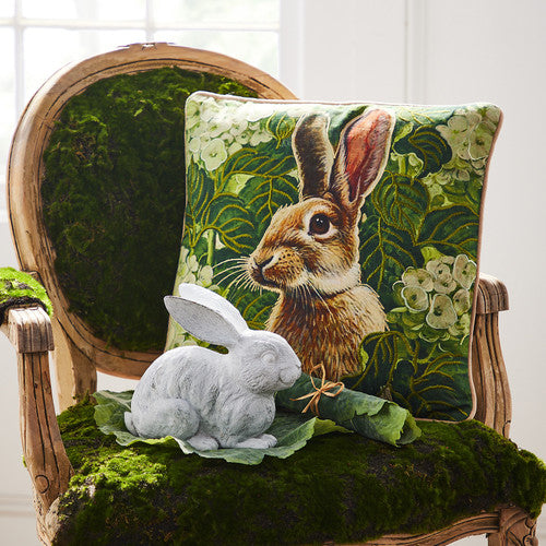 Rabbit in the Wild Accent Pillow