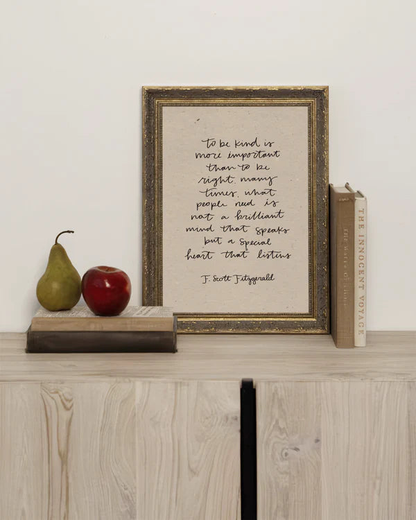 To Be Kind 12x16