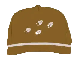 Deer Print Embroidered Hat