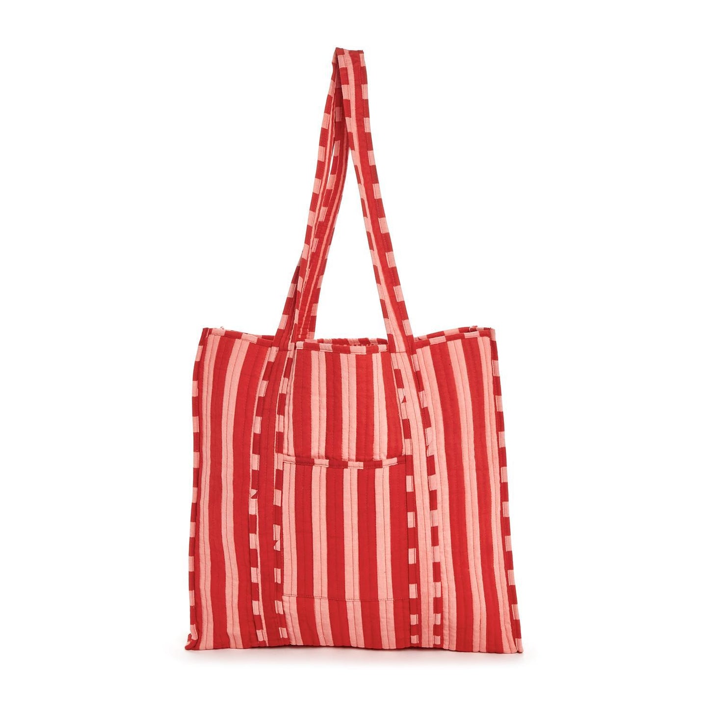 True Tones Printed Cotton Quilted Reversible Tote Bag