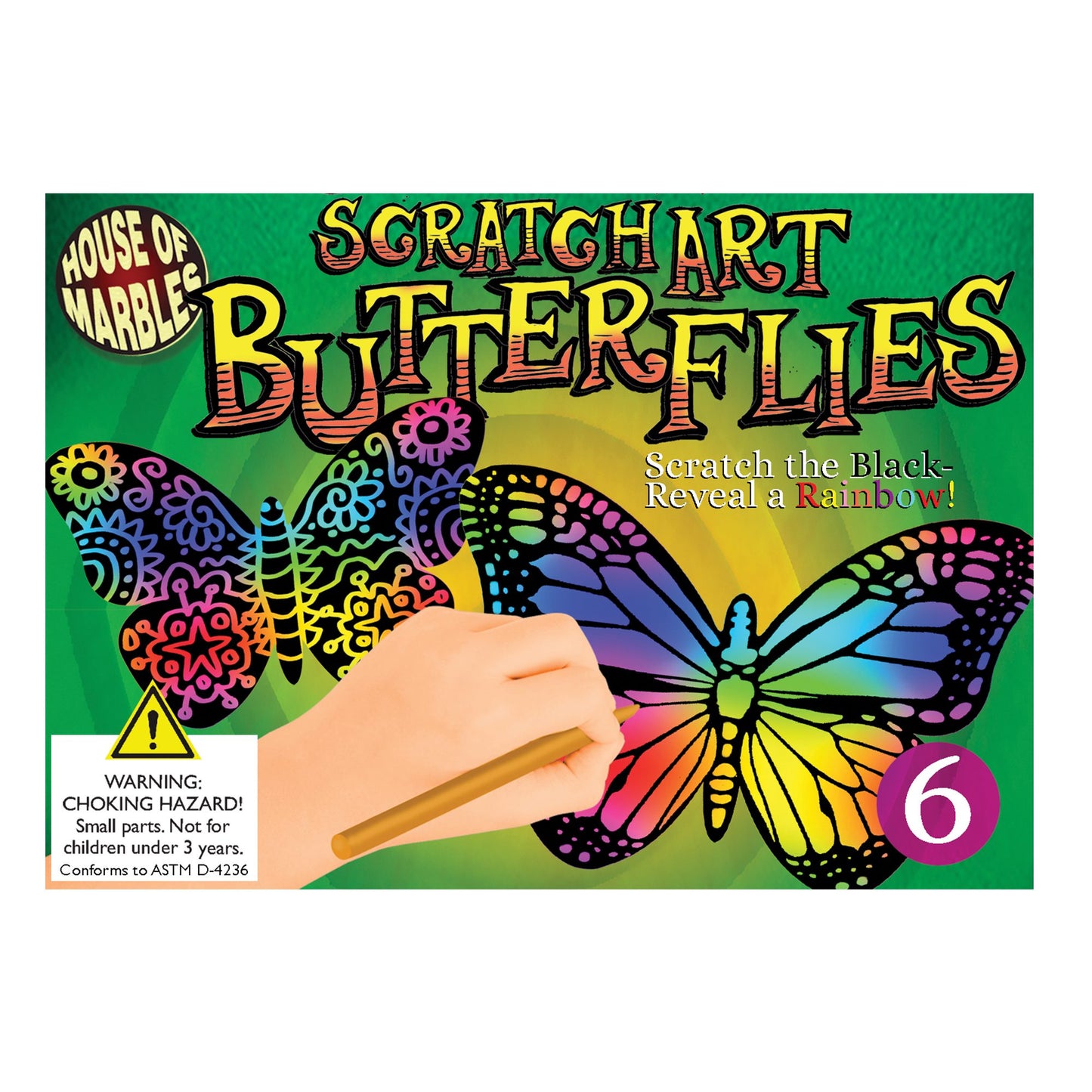 Scratch Art Set – Butterflies