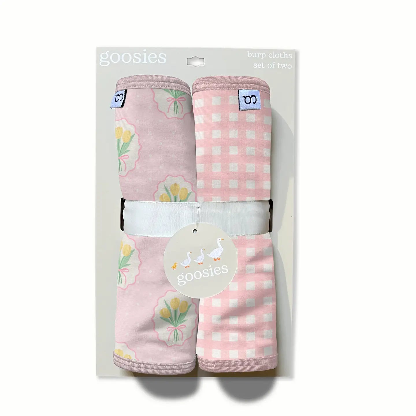 Burp Cloth Set - Fancy Tulips