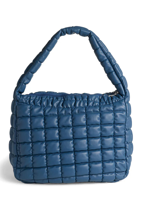 Brynn Pillow Puffer Shoulder Bag-Chambray Blue