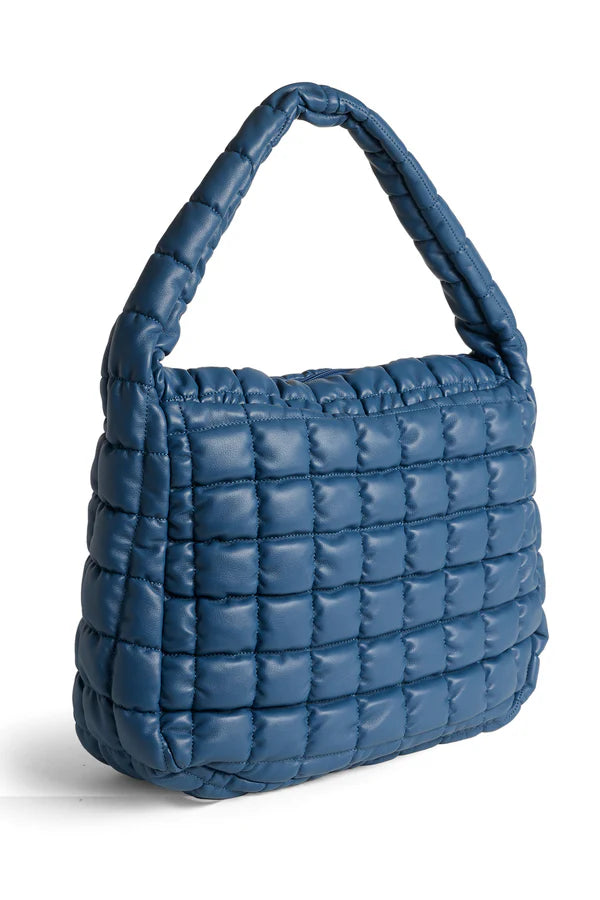 Brynn Pillow Puffer Shoulder Bag-Chambray Blue
