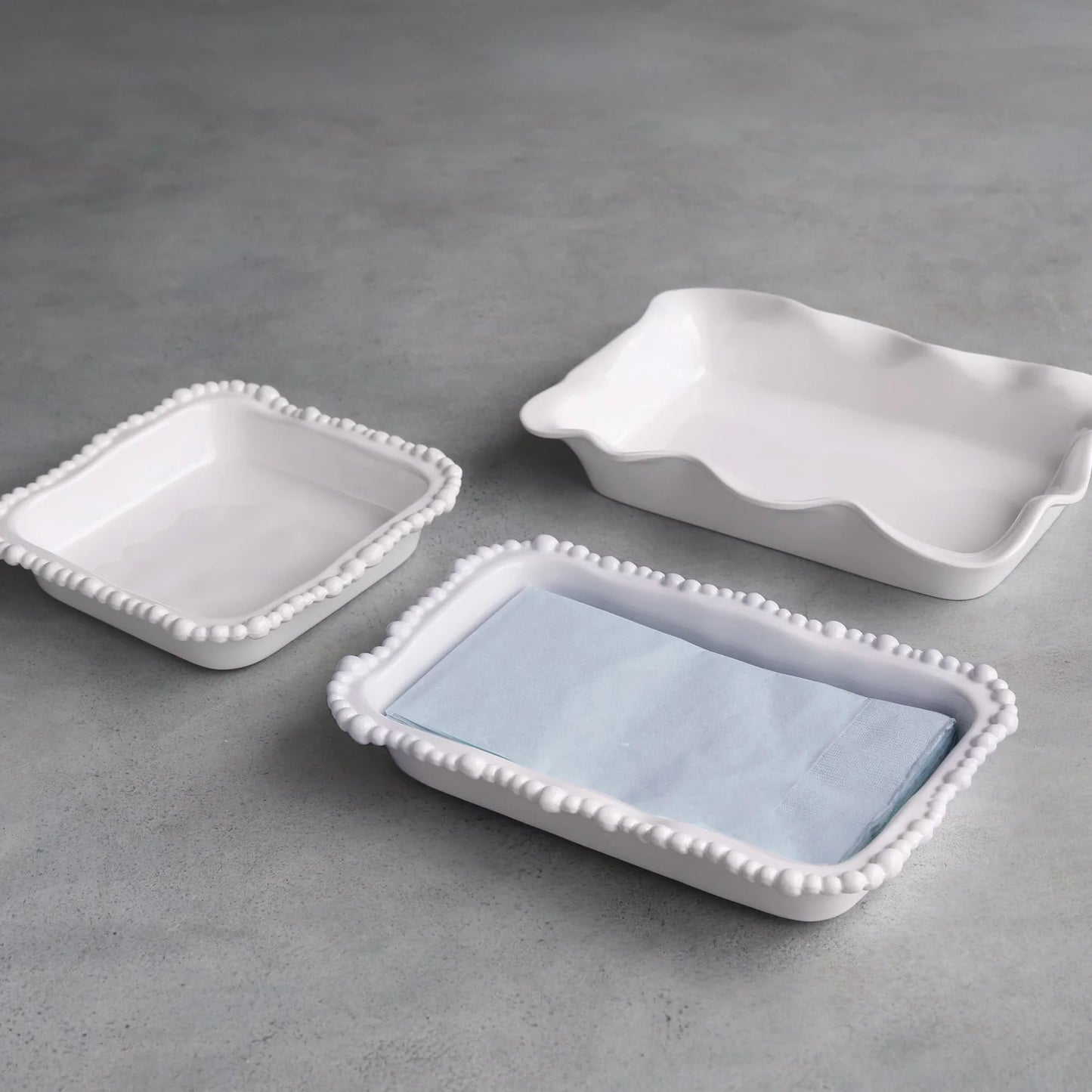 VIDA Alegria Beverage Napkin Holder (White)