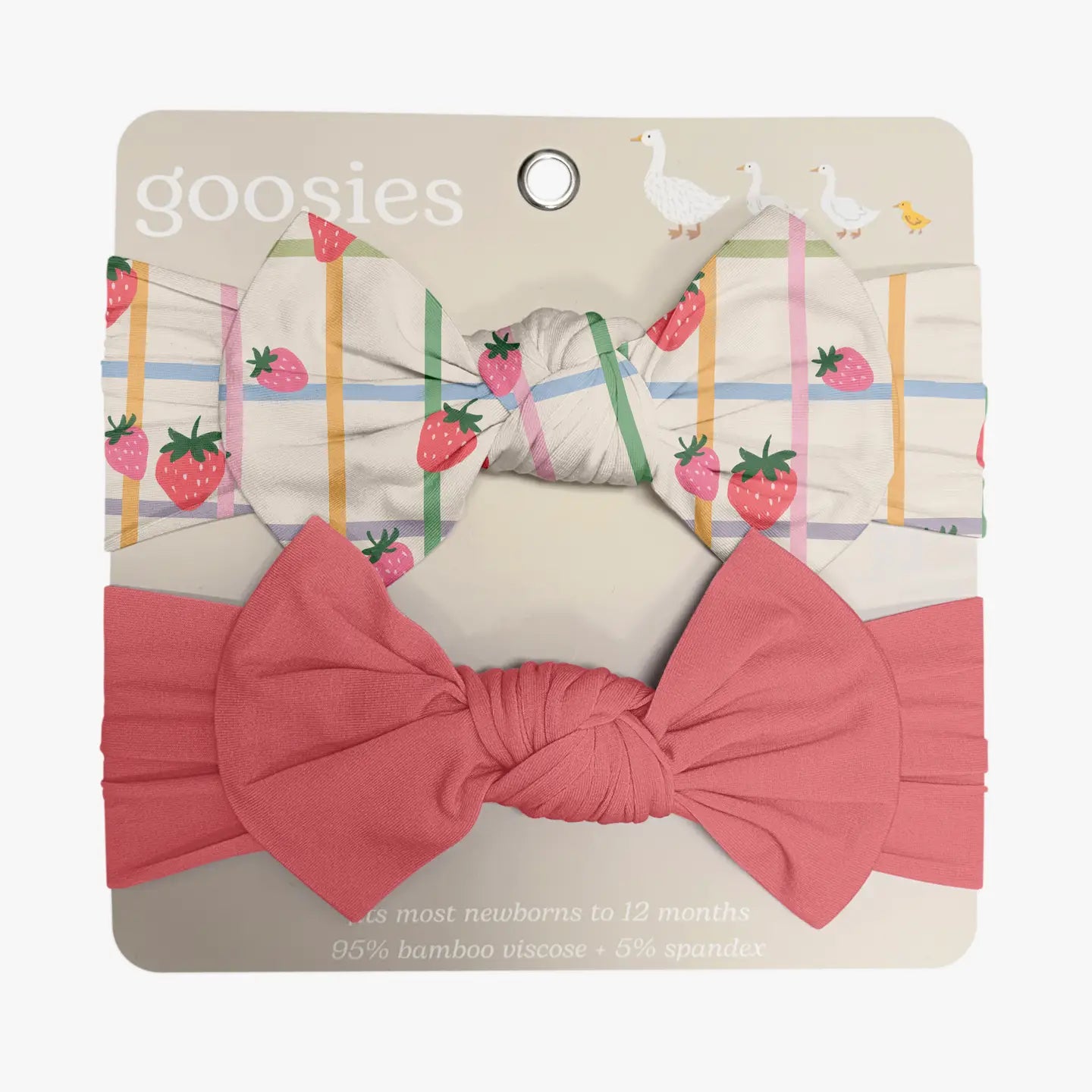 Headband Bow Set - Berry Patch