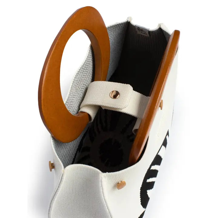 Bonnie Bermuda Bag White/Black