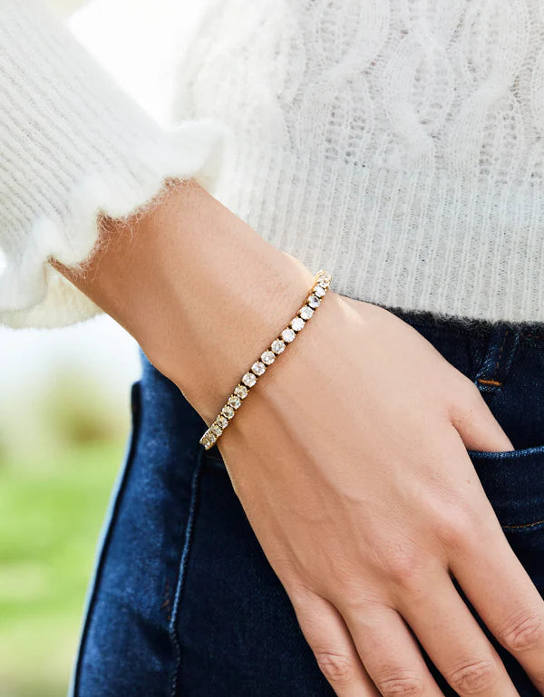 Sunrise Tennis Bracelet Crystal 4mm