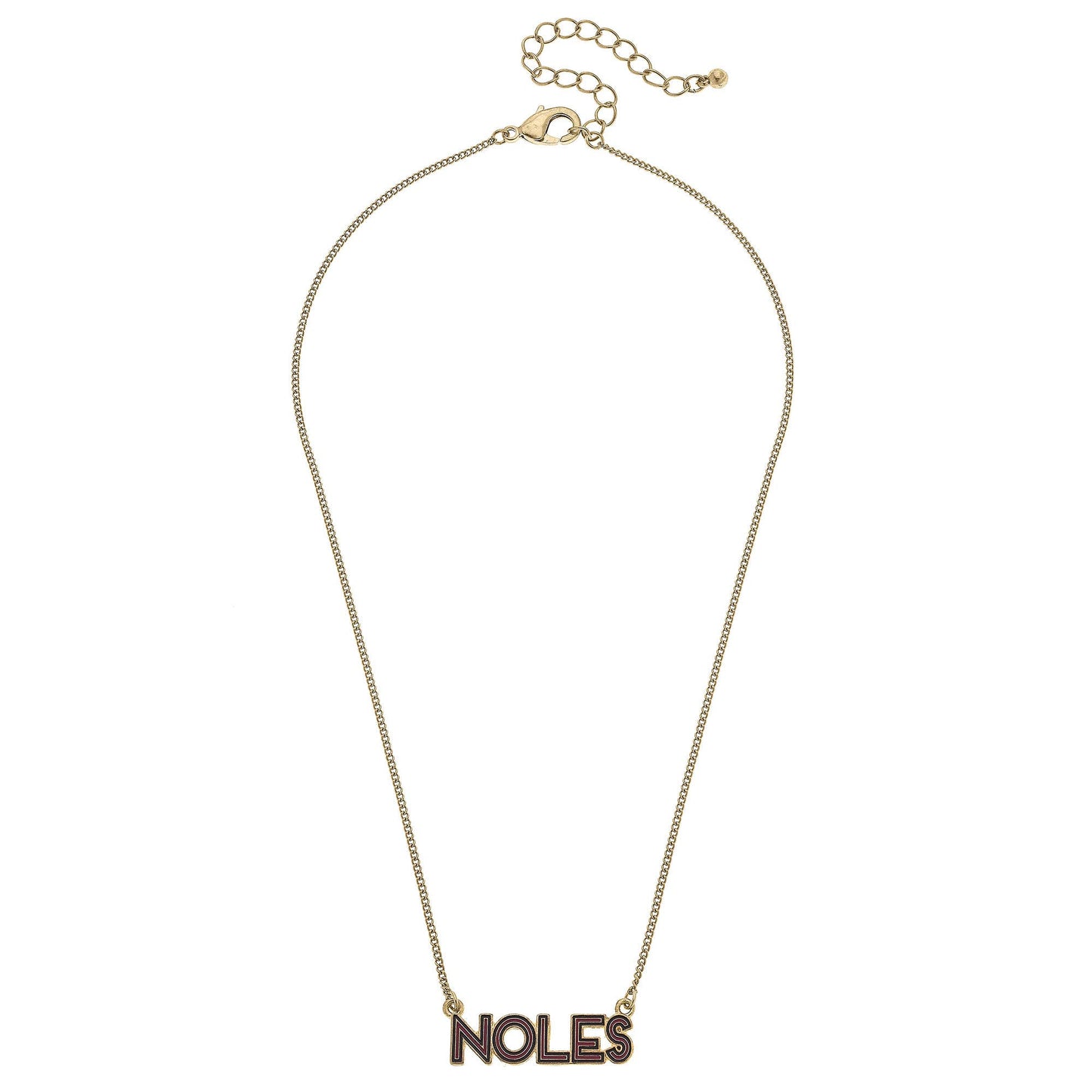 Florida State Seminoles Outline Enamel Necklace