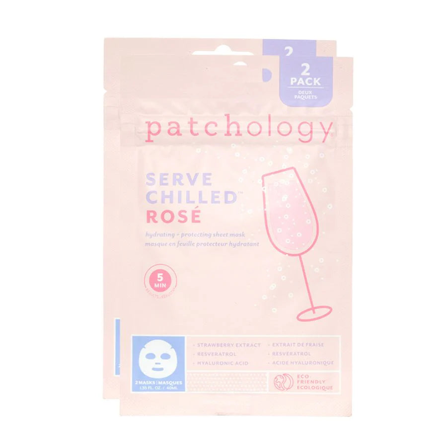 Serve Chilled Rose Sheet Mask Set
