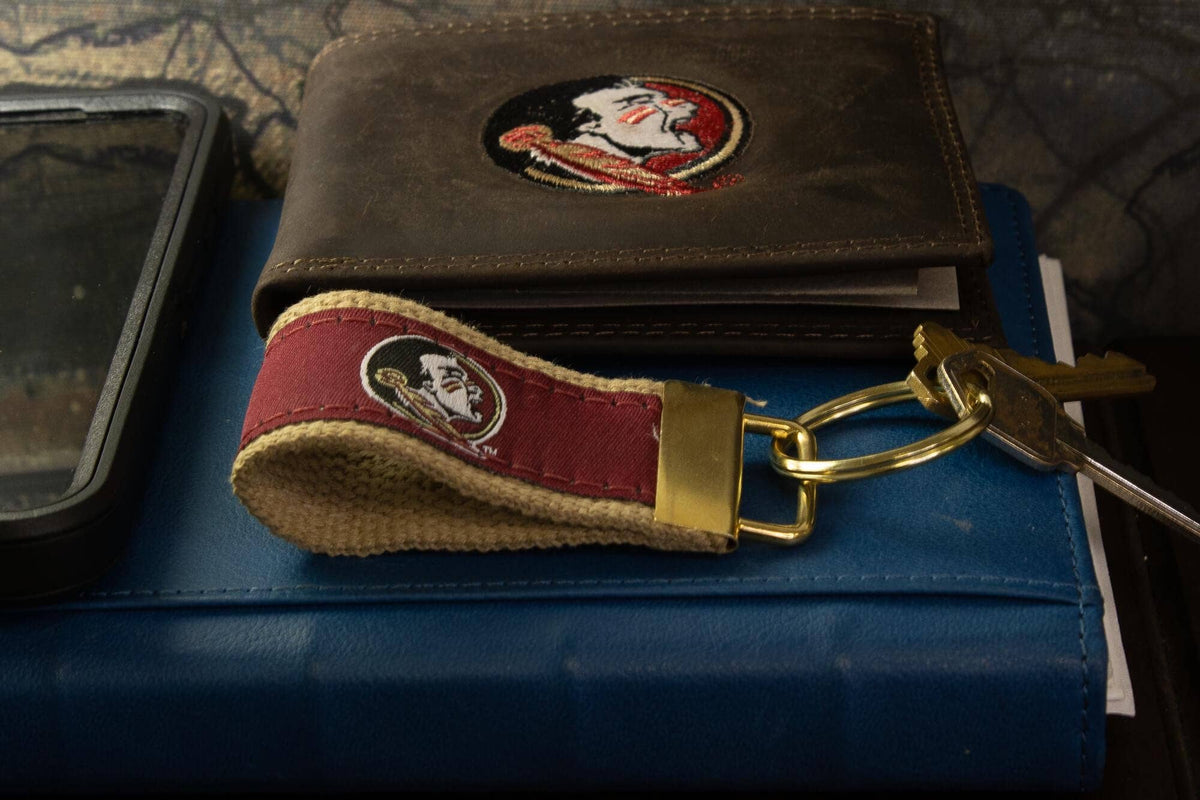 Florida State Seminoles Collegiate Woven Ribbon Key Chain