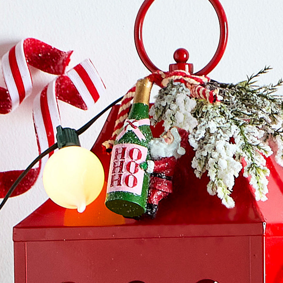 4" Bottled Christmas Cheer Ornament