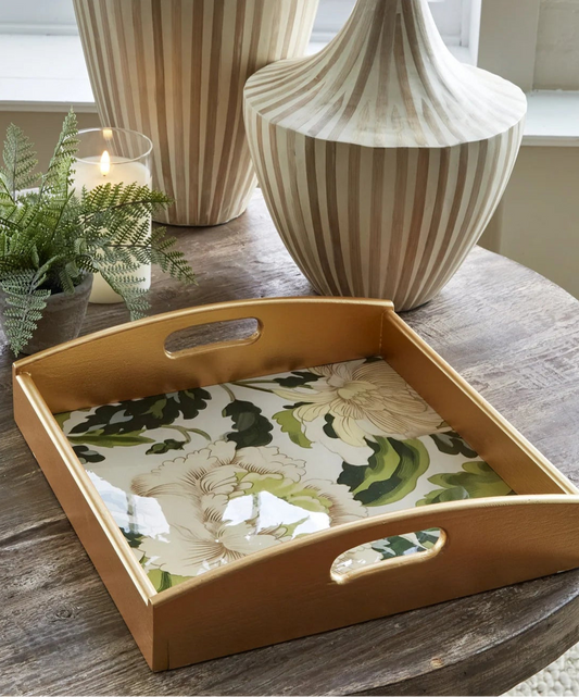 14" TRANQUIL GREEN GARDEN TRAY