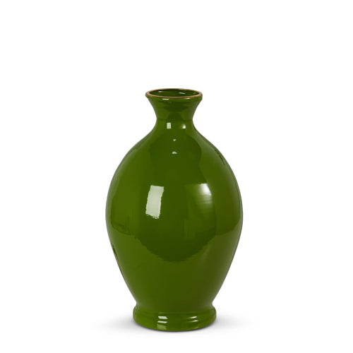 10" GREEN VASE