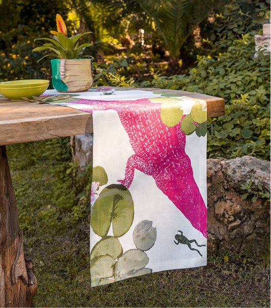 Table runner “Crocodile”