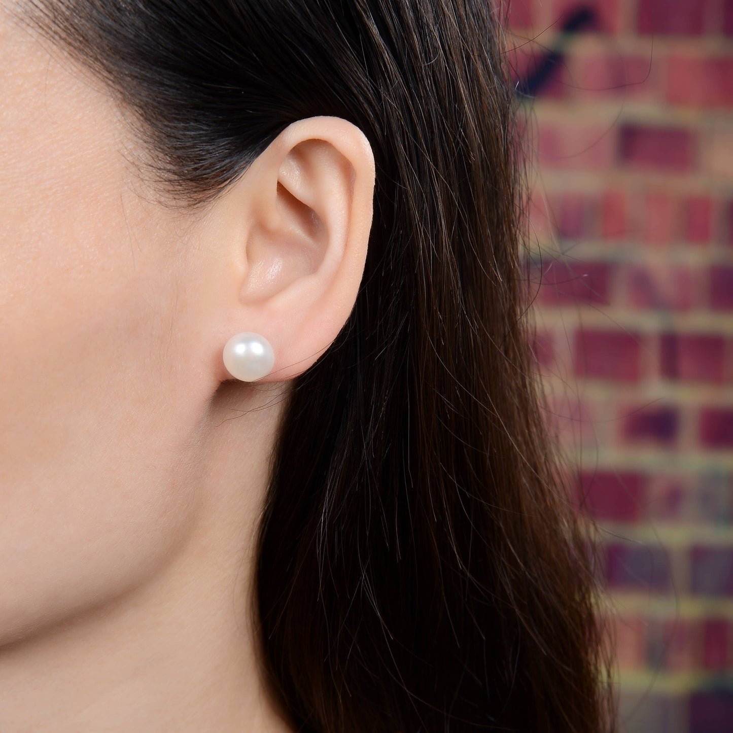 10-11MM Pearl Post Stud Earrings