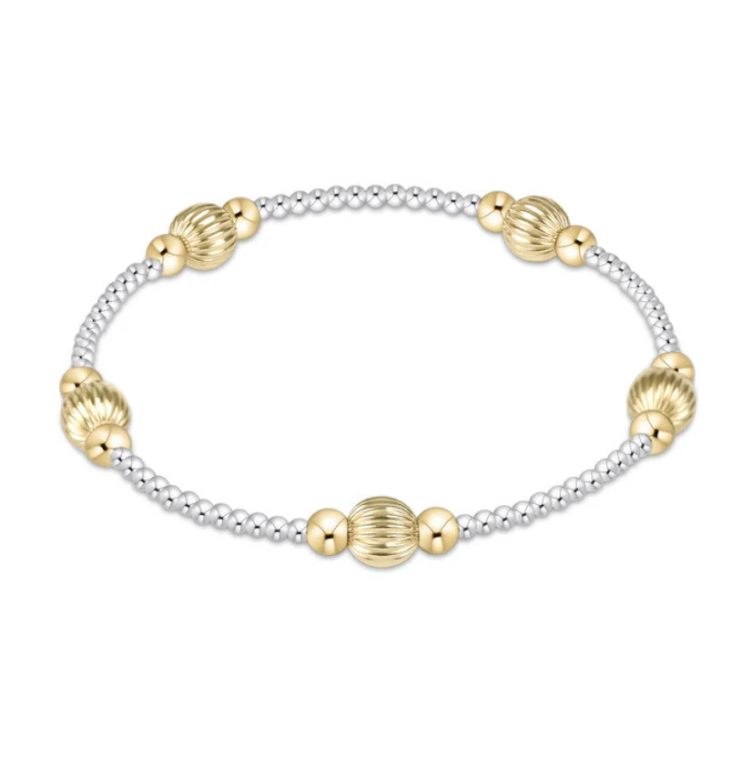 Purpose Dignity 6mm Bead Bracelet Mixed Metal