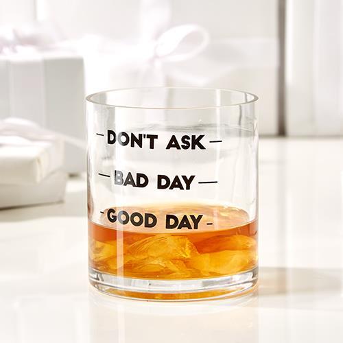 Don't Ask Double Old Fashion Glass in Gift Box