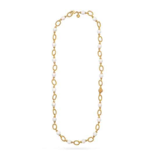 Berry & Bead Chain, 24'' - Pearl