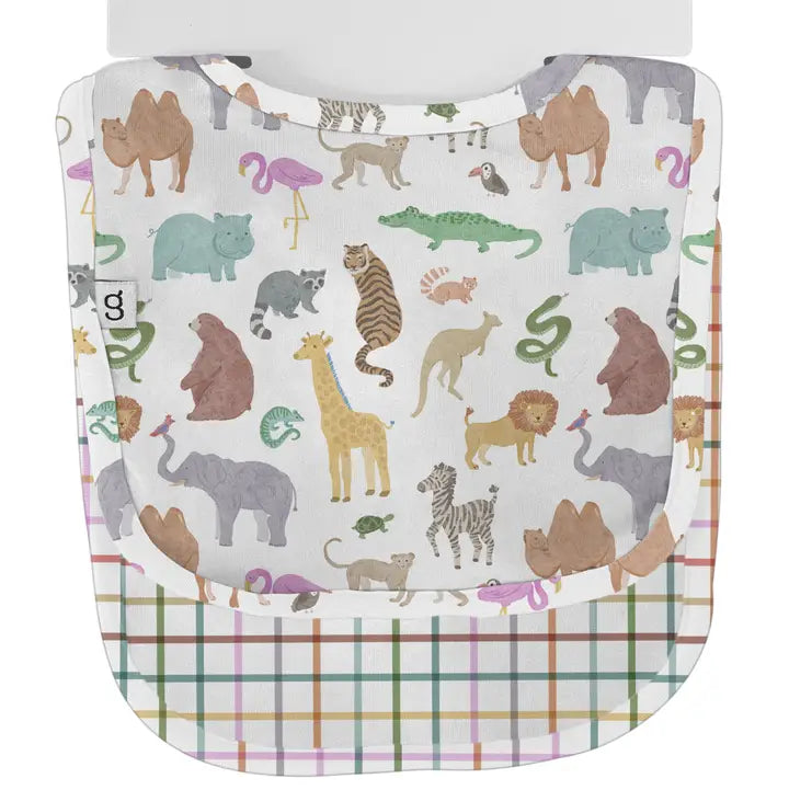 Zoo Crew Animals Bib Set