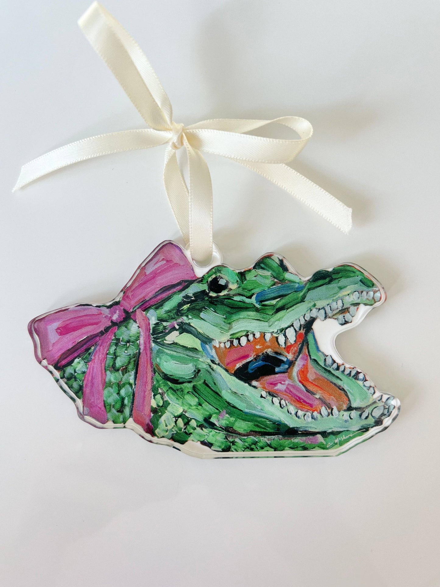 "Gator Girl" ornament