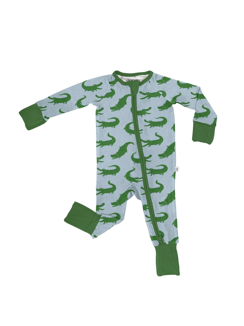 LS Zip PJ- Blue Alligator