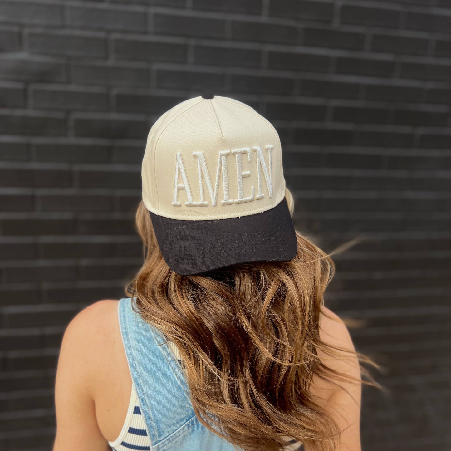 AMEN Monochromatic Vintage Trucker Hat