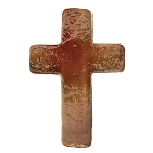 Amber Glass Cross