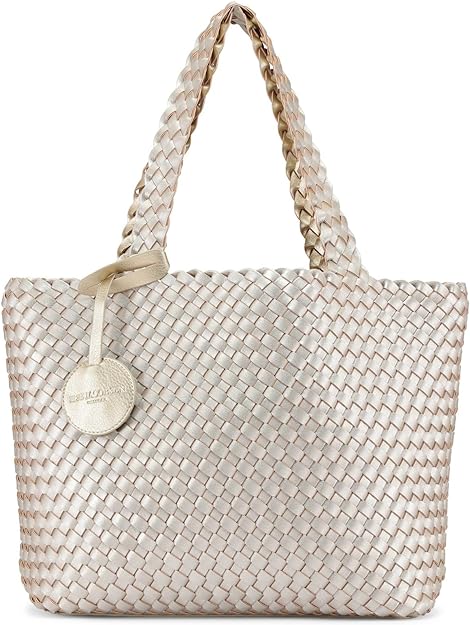 Platinum/Silver Tote Bag - Isle Jacobsen