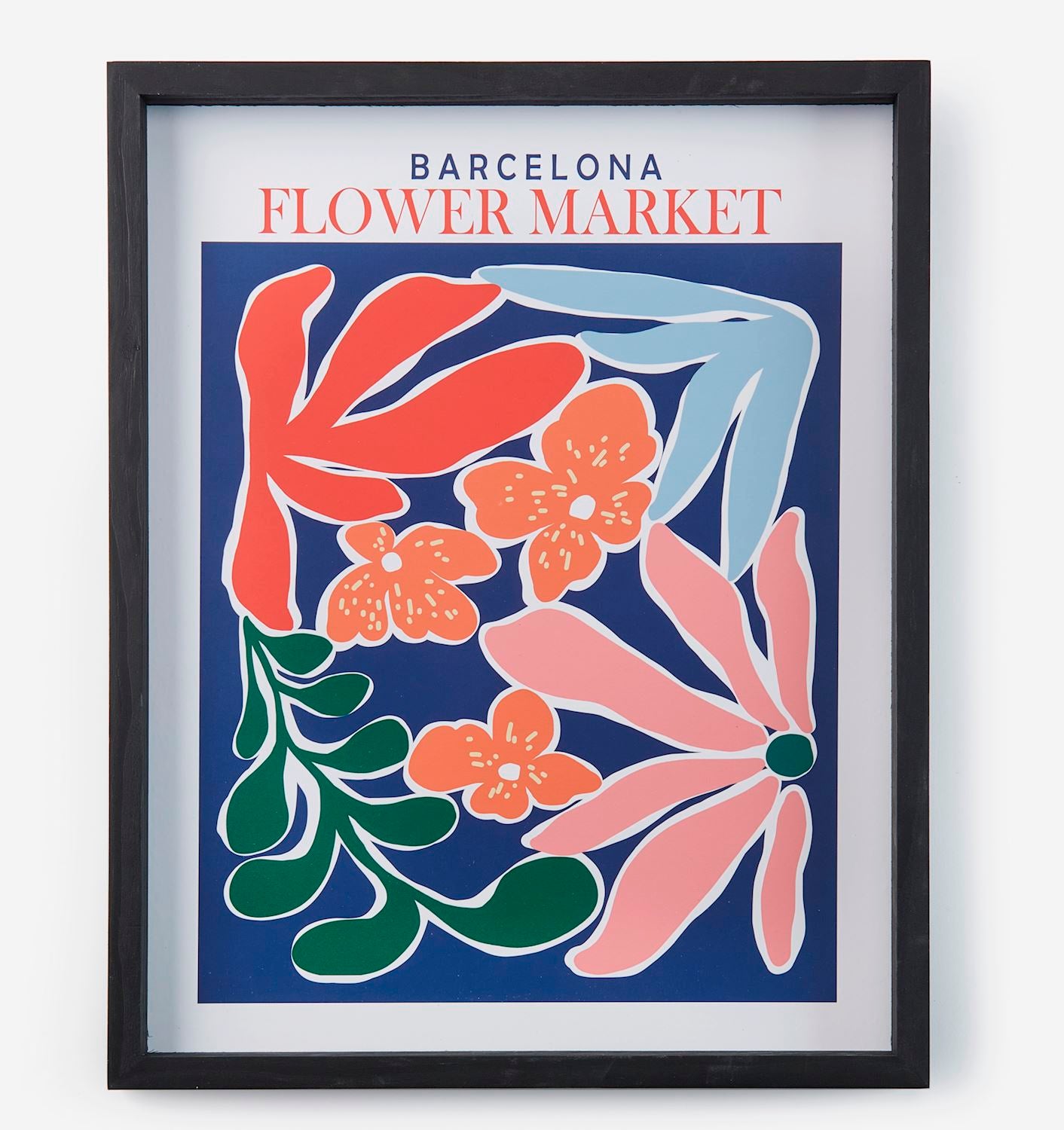 Flower Market Poster Wall Print Barcelona
