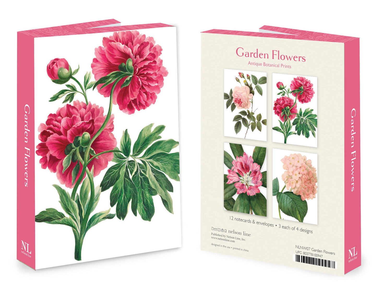 Garden Flowers Notecard Wallet