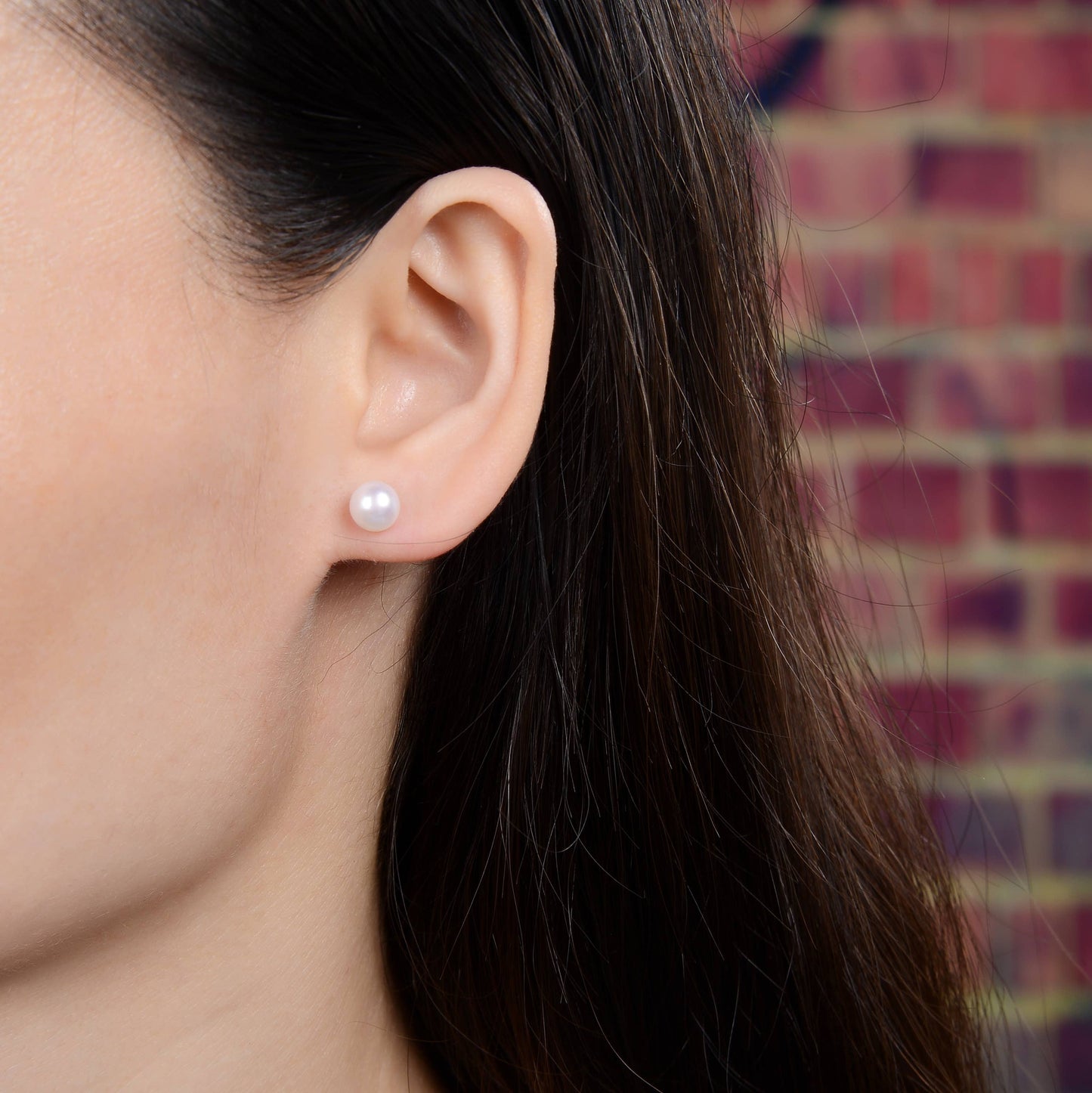 6-7MM Pearl Post Stud Earrings