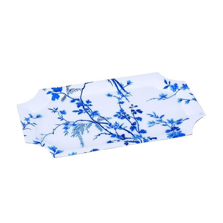 Metal Chinoiserie Tray Small