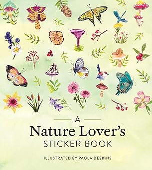 A Nature Lover's Sticker Book Hardcover