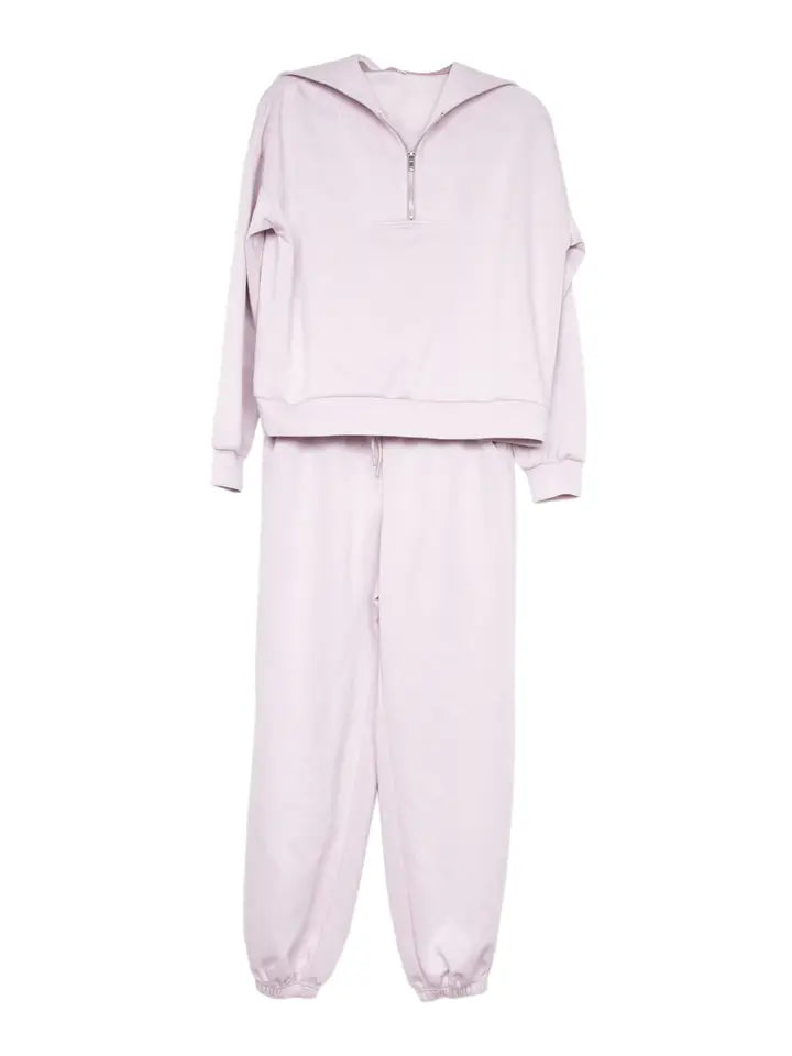 Lavender Scuba Pants Set