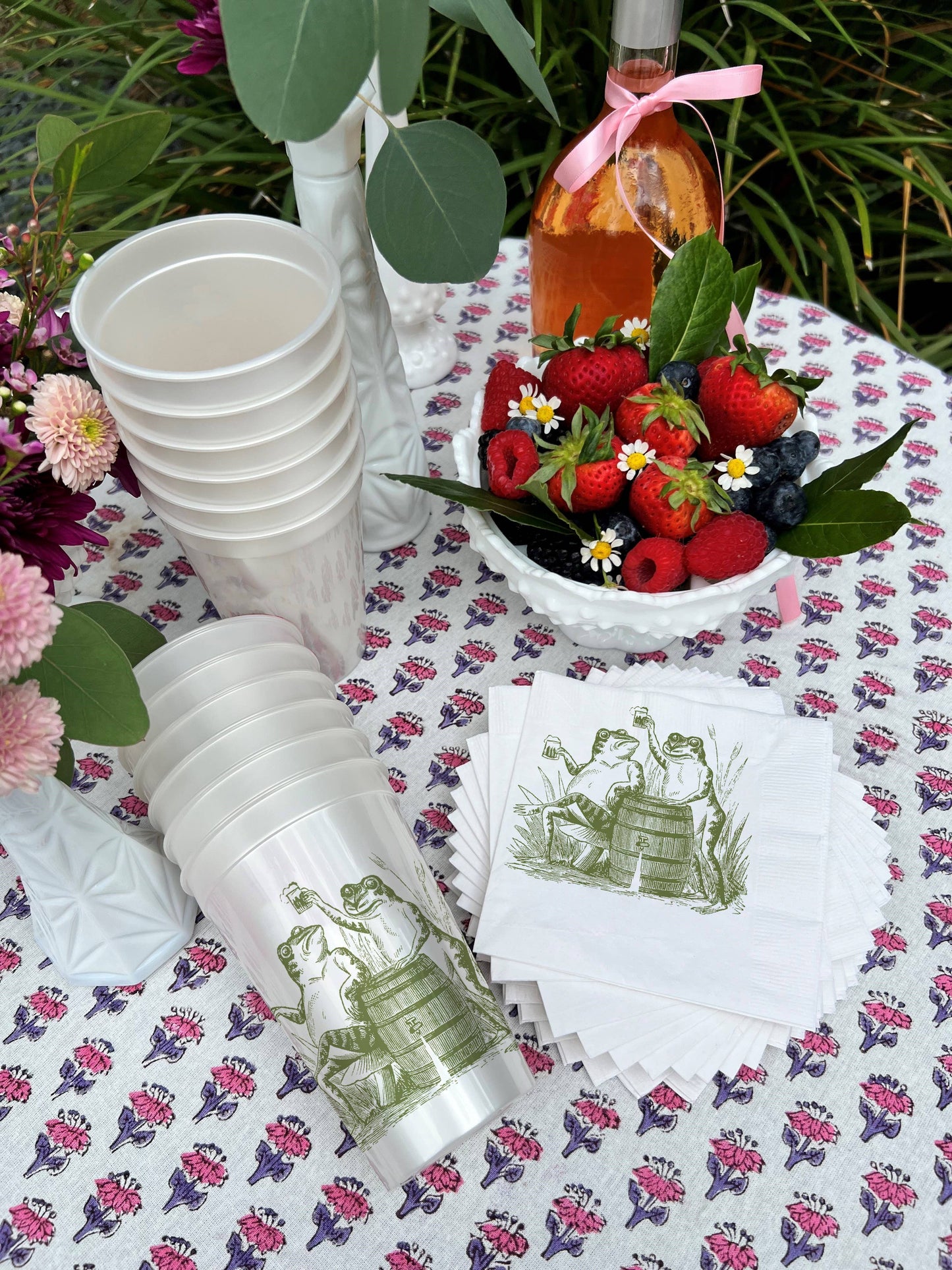 Toasting Toads 16oz Pearlized Cups