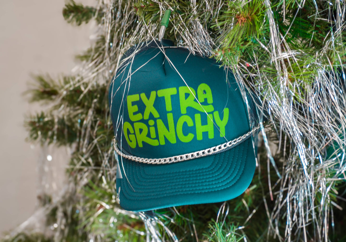 Extra Grinchy Foam Trucker Hat