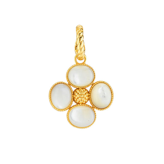 Berry Clover Double Sided Pendant