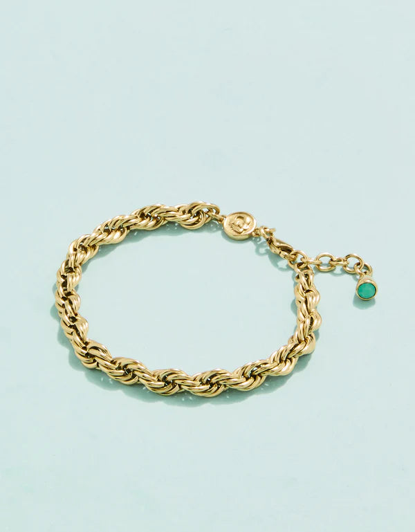 Chunky May River Bracelet Gold 7.25-8"