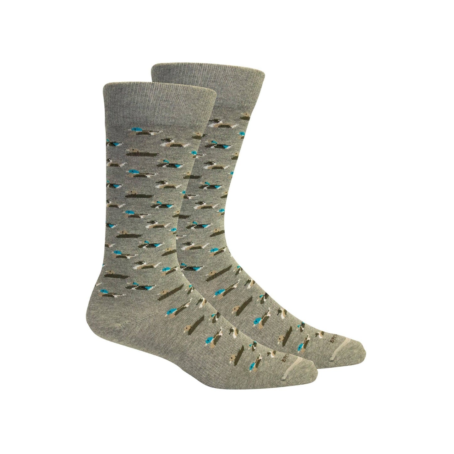 Currituck (Duck Decoys) Socks: Light Grey Heather