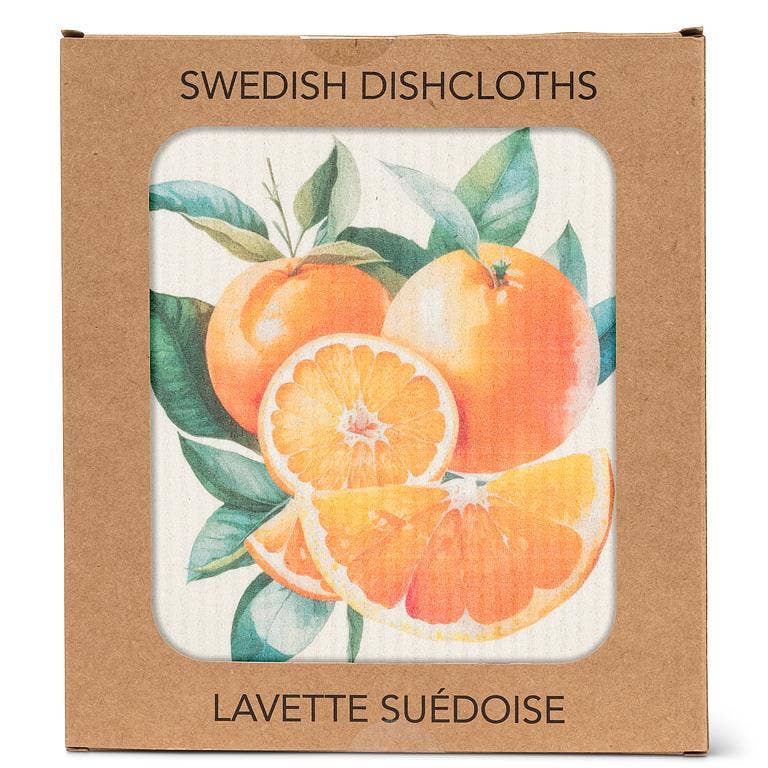 Orange Dishcloth