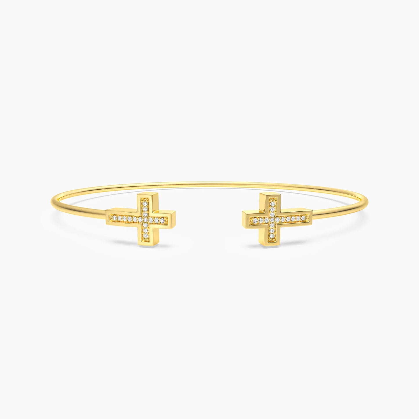 Waterproof Cross Bracelet Gold M