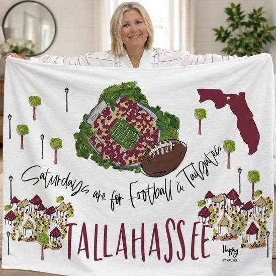 Tallahassee Saturdays Game Day Fleece Blanket