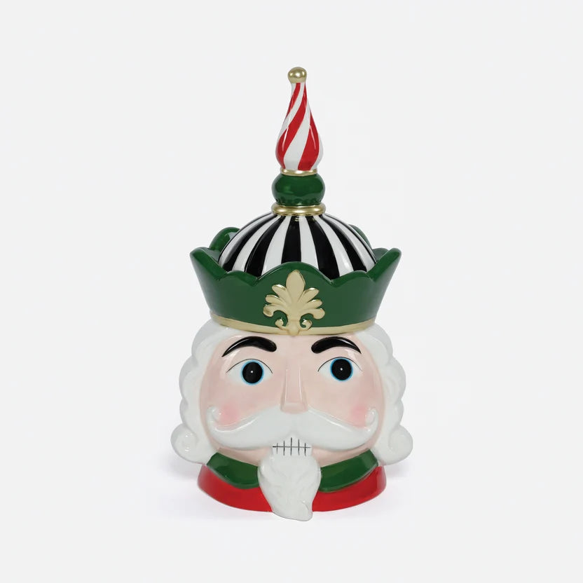 Nutcracker Ceramic Cookie Jar