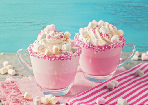 Unicorn Pink Hot Chocolate