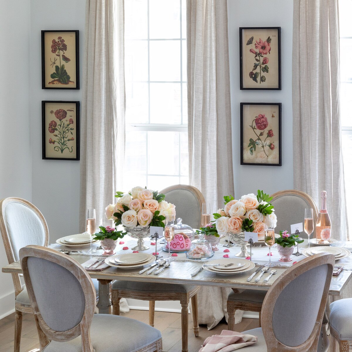 Jardin Boheme Botanical Prints, 4 Assorted Styles