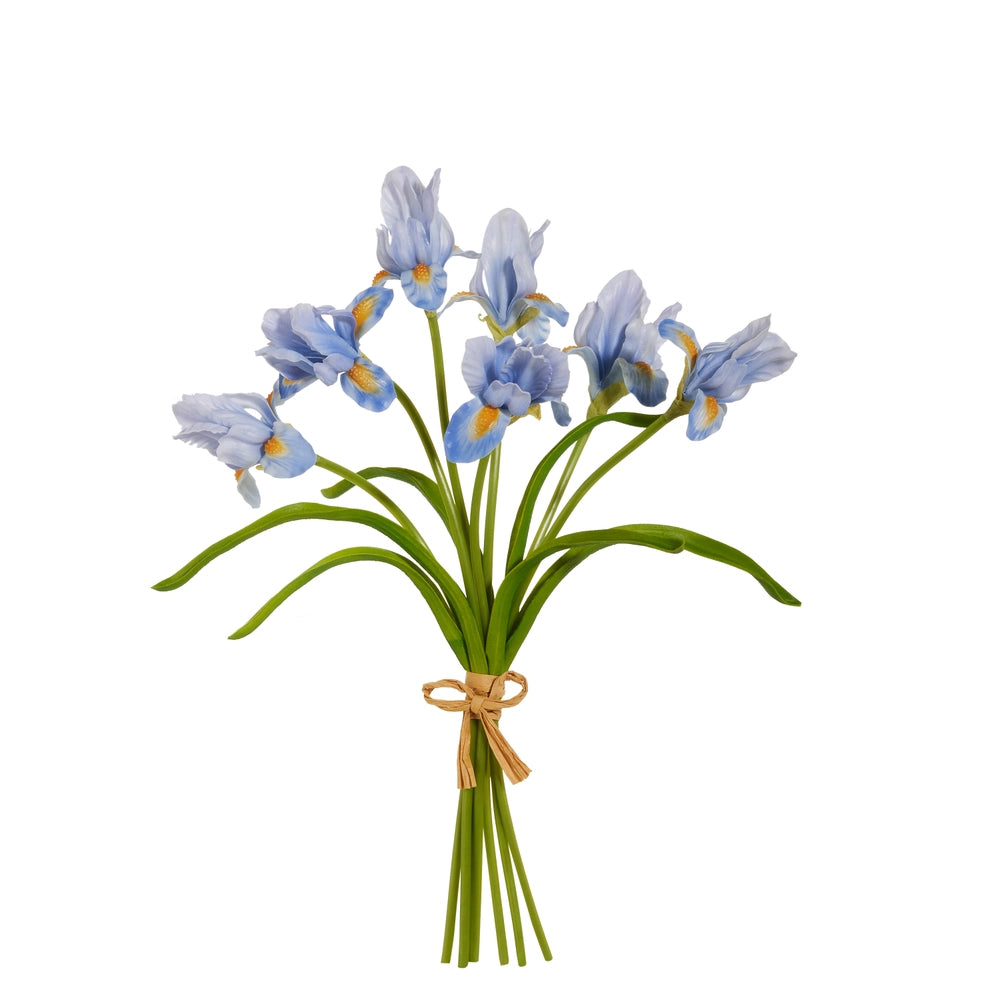 14" Real Touch Blue Iris Bundle